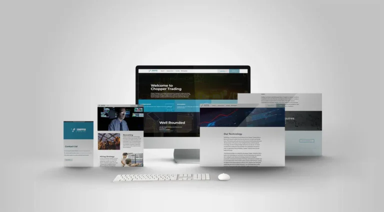 Chopper Trading website project